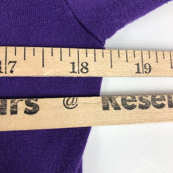 VTG 80s NBA Champ Los Angeles Lakers Shirt Adult Small* Purple Single Stitch Tee - Picture 12 of 12